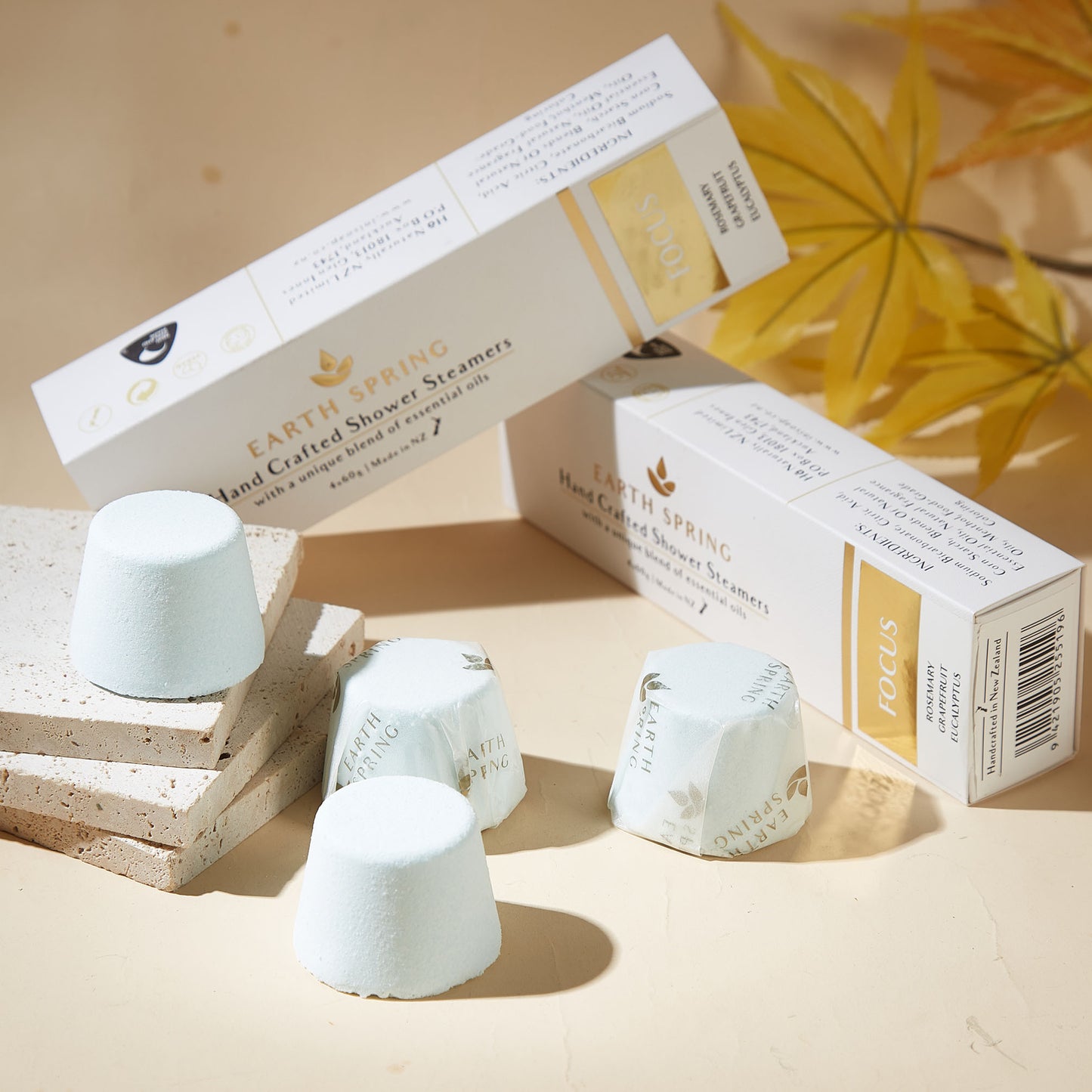 Earth Spring Hand Crafted Shower Steamers (4 pack)