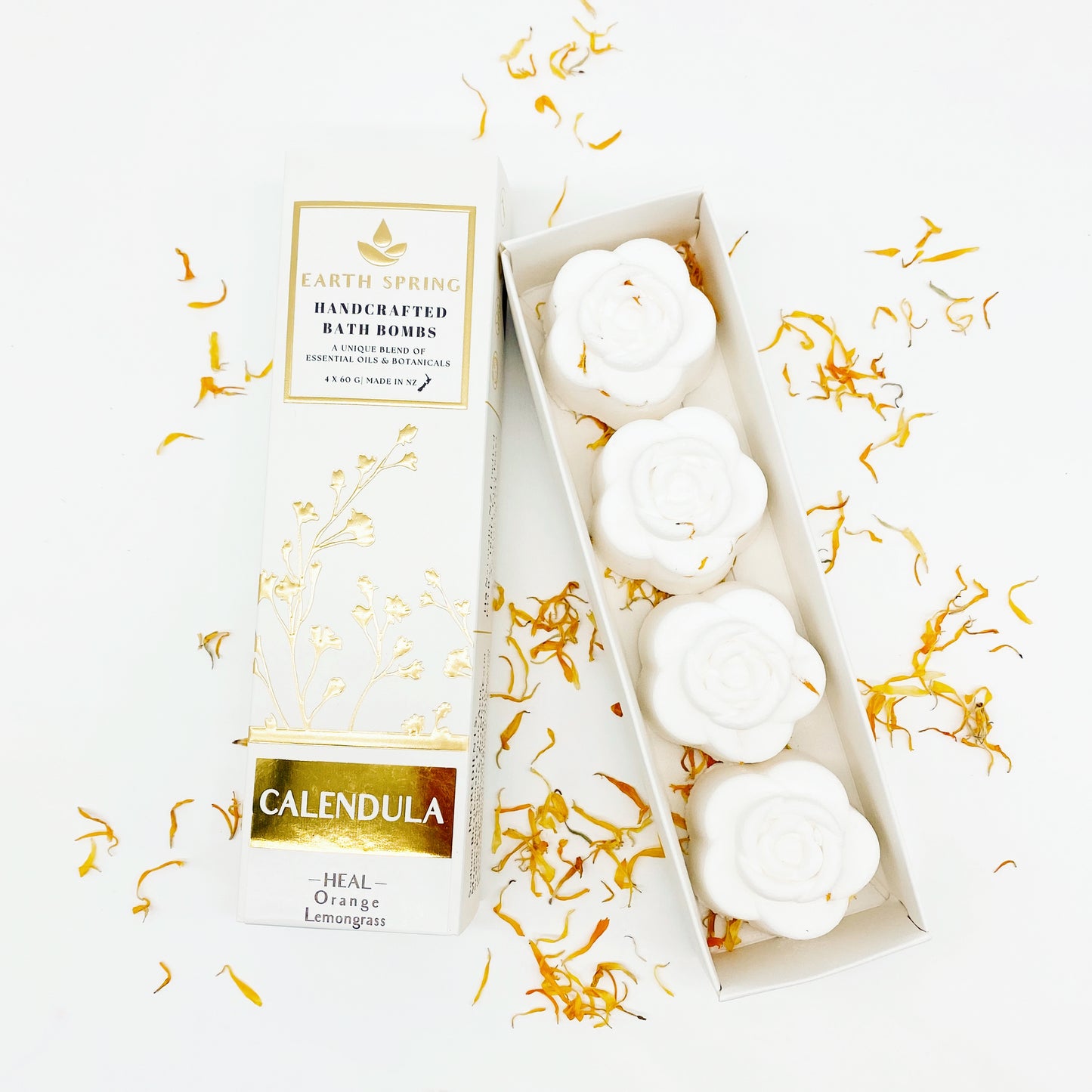 Earth Spring Hand Crafted Bath Bombs (4 pack)
