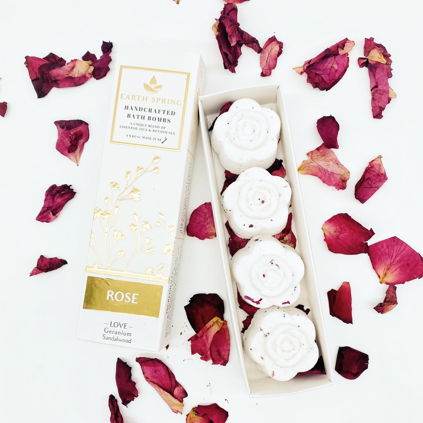 Earth Spring Hand Crafted Bath Bombs (4 pack)