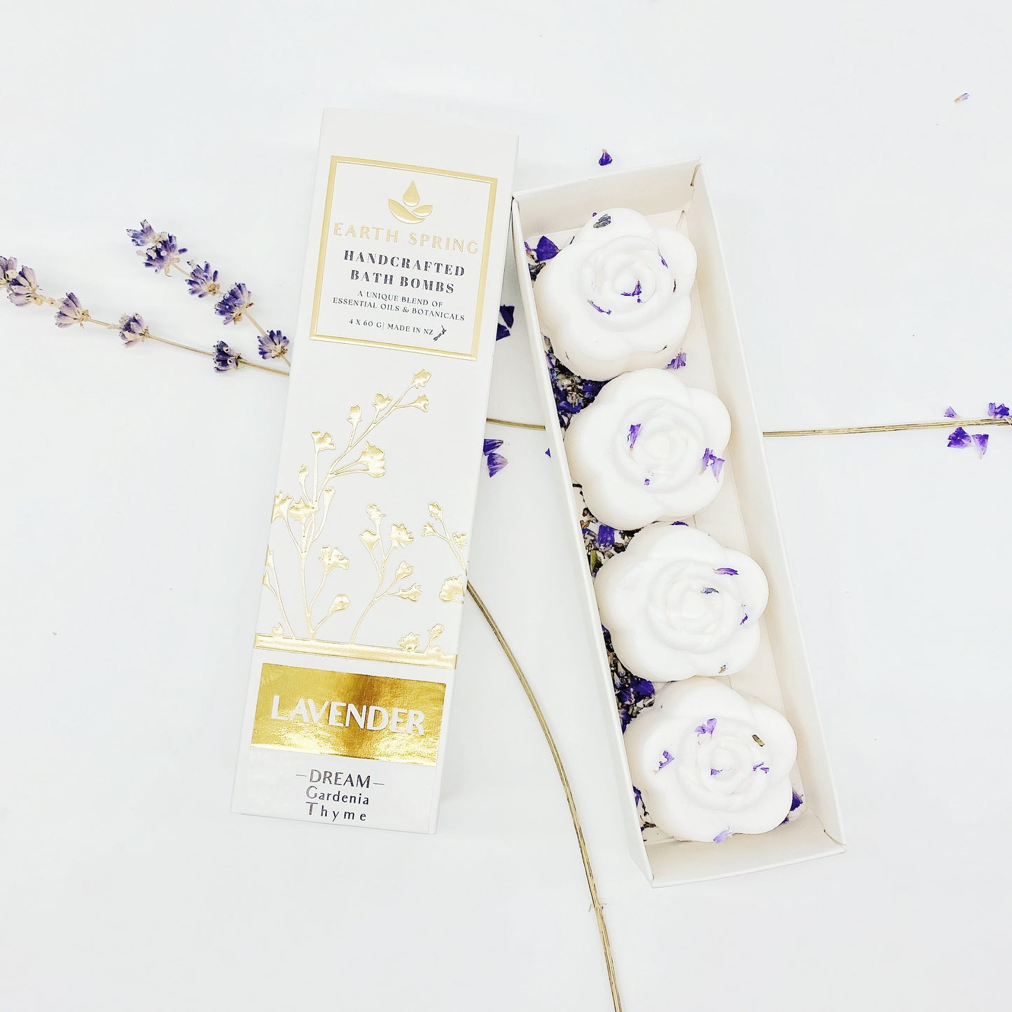 Earth Spring Hand Crafted Bath Bombs (4 pack)