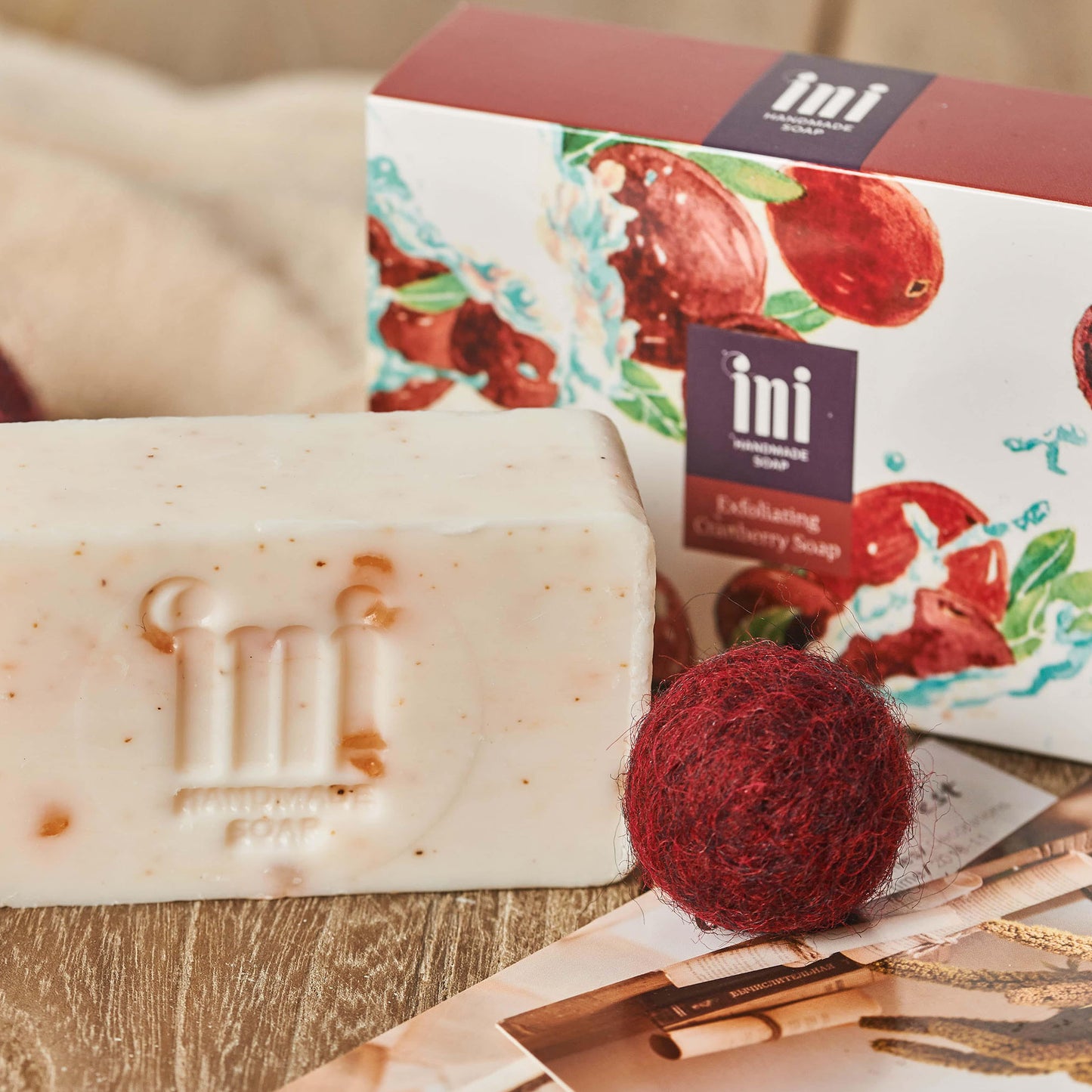 INI Handmade Exfoliating Soap Bar 120g