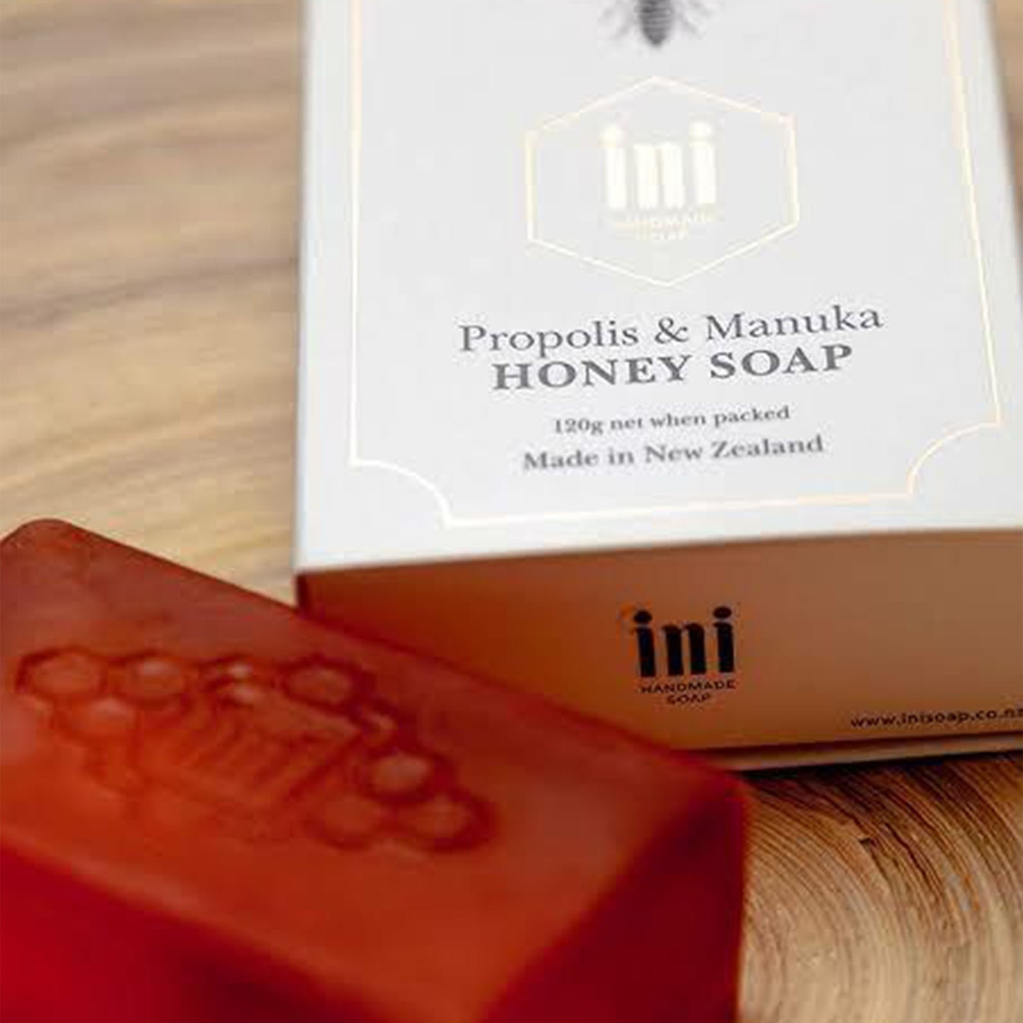 INI HONEY (Propolis & Manuka) Handmade Soap 120g